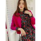 Basic V-neck Woolen Cardigan