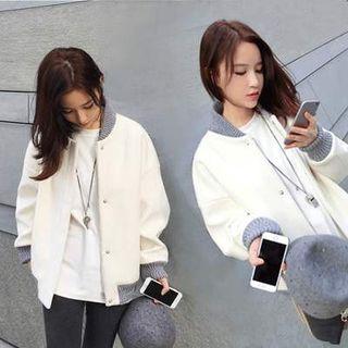 Furry Baseball Jacket