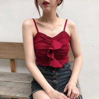 Ruffle Front Tank Top