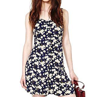 Printed Chiffon Romper