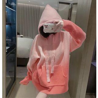 Gradient Loose-fit Hooded Sweater