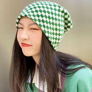 Checkered Beanie
