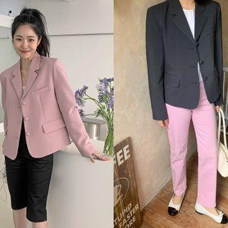 3-button Short Formal Blazer