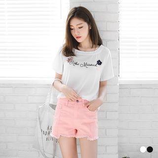 Silk-flower Graphic Tee