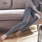 Fleece-lined Plain Leggings