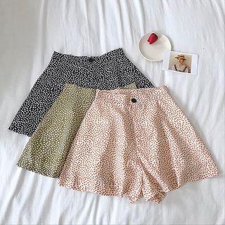 Floral Chiffon High-waist Skort