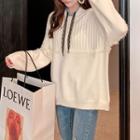 Textured Knit Hoodie