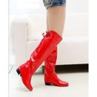Patent Tall Boots