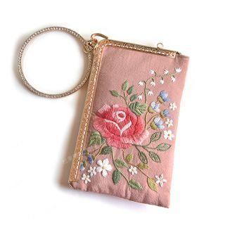Flower Pouch Diy Embroidery Kit