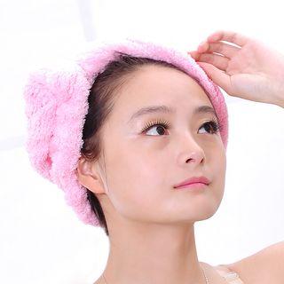 Bow-accent Hair Drying Cap
