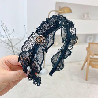 Ruffle Lace Headband