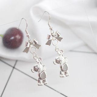 Bow & Bear Dangle Earring