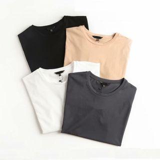 Plain Short Sleeve Tee