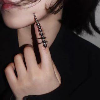 Alloy Bead Open Ring / Set