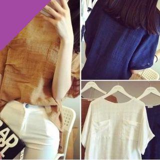Dual Pocket Short-sleeve Top