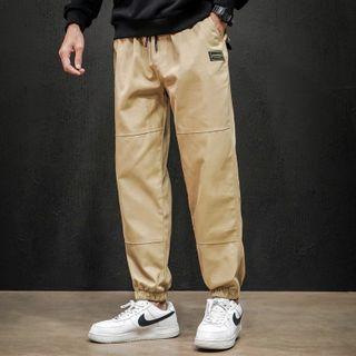 Panel Gathered Cuff Pants