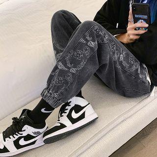 Paisley Denim Pants