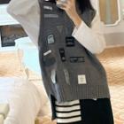 Applique Sweater Vest