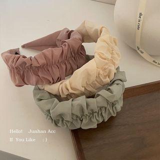 Shirred Chiffon Headband