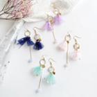 Non-matching Lace & Star Drop Earring