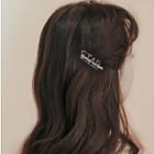 Rhinestone Lettering Hair Clip