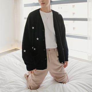Printed Star Cardigan