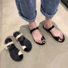 Toe Hoop Slide Sandals
