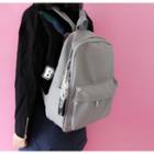 Set: Plain Backpack + Zip Pouch