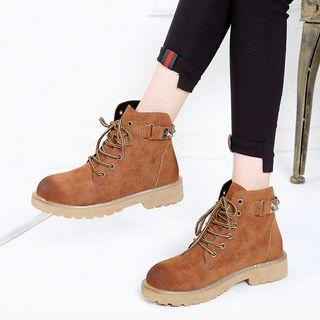 Studded Lace-up Sneakers