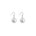 Faux Pearl Alloy Dangle Earring 1 Pair - E5288 - White - One Size
