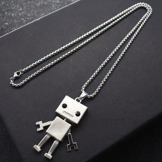 Robot Pendant Alloy Necklace (various Designs)