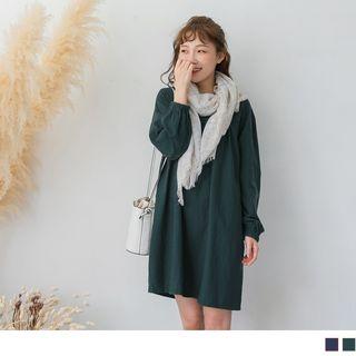 Long Sleeve Smock Dress