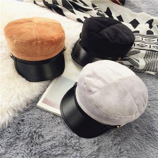 Fluffy Military Cap