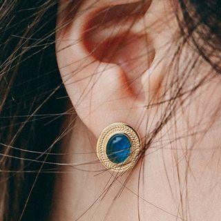 Gemstone Stud Earring / Pendant Necklace