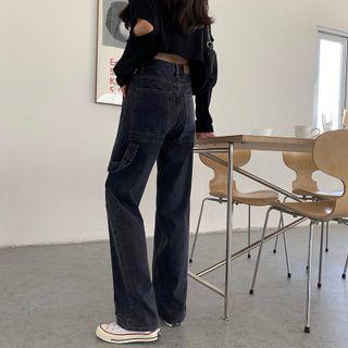 High Waist Loos Fit Jeans