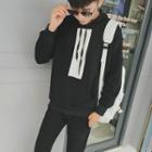 Set: Hooded Printed Top + Pants