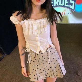 Butterfly Pleated Skirt