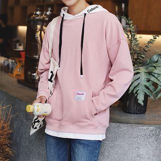 Hooded Panel Pullover