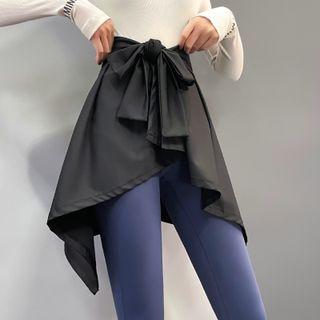 Tie-waist Mini Dance Skirt