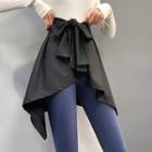 Tie-waist Mini Dance Skirt