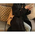[dearest] Hooded Wool Blend Duffle Coat One Size