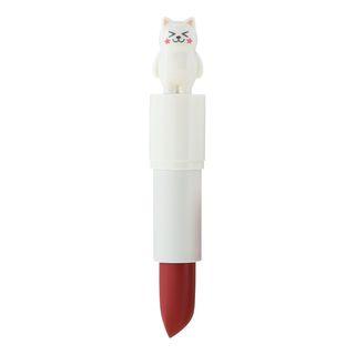 Tonymoly - Bling Cat Cotton Lipstick - 10 Colors #06 Chic Brick