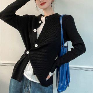 Details Asymmetrical Cardigan