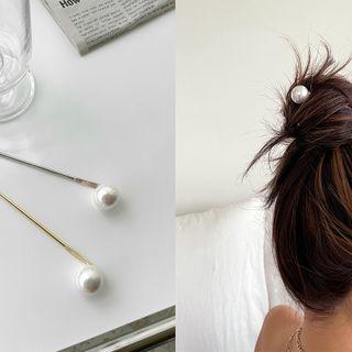 Faux-pearl Binyeo Hair Pin