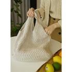 Chevron Knit Shopper Bag