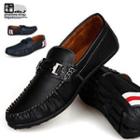 Faux-leather Deck Shoes