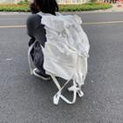 Extra Large Canvas Plain Backpack White - One Size