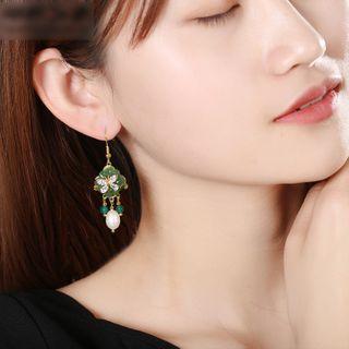 Retro Flower Drop Earring