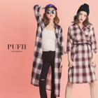 Plaiod Shirt Dress