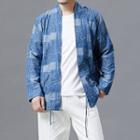 Print Tie-front Jacket